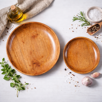 Premium Wooden Plates